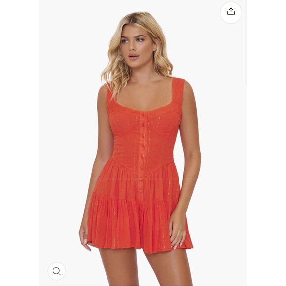 PQ Everly Romper in Passion XSmall Small New Womens Beach Resort - Picture 14 of 14